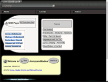 Tablet Screenshot of jimmylandstudios.com